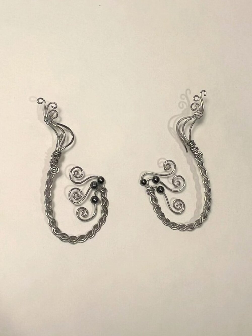 Earrings, Wire and Bead, Artisan